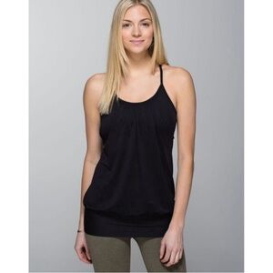 Lululemon No Limits Tank Top Size 6 Black